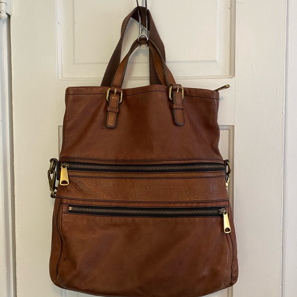Fossil Explorer Leather Bag